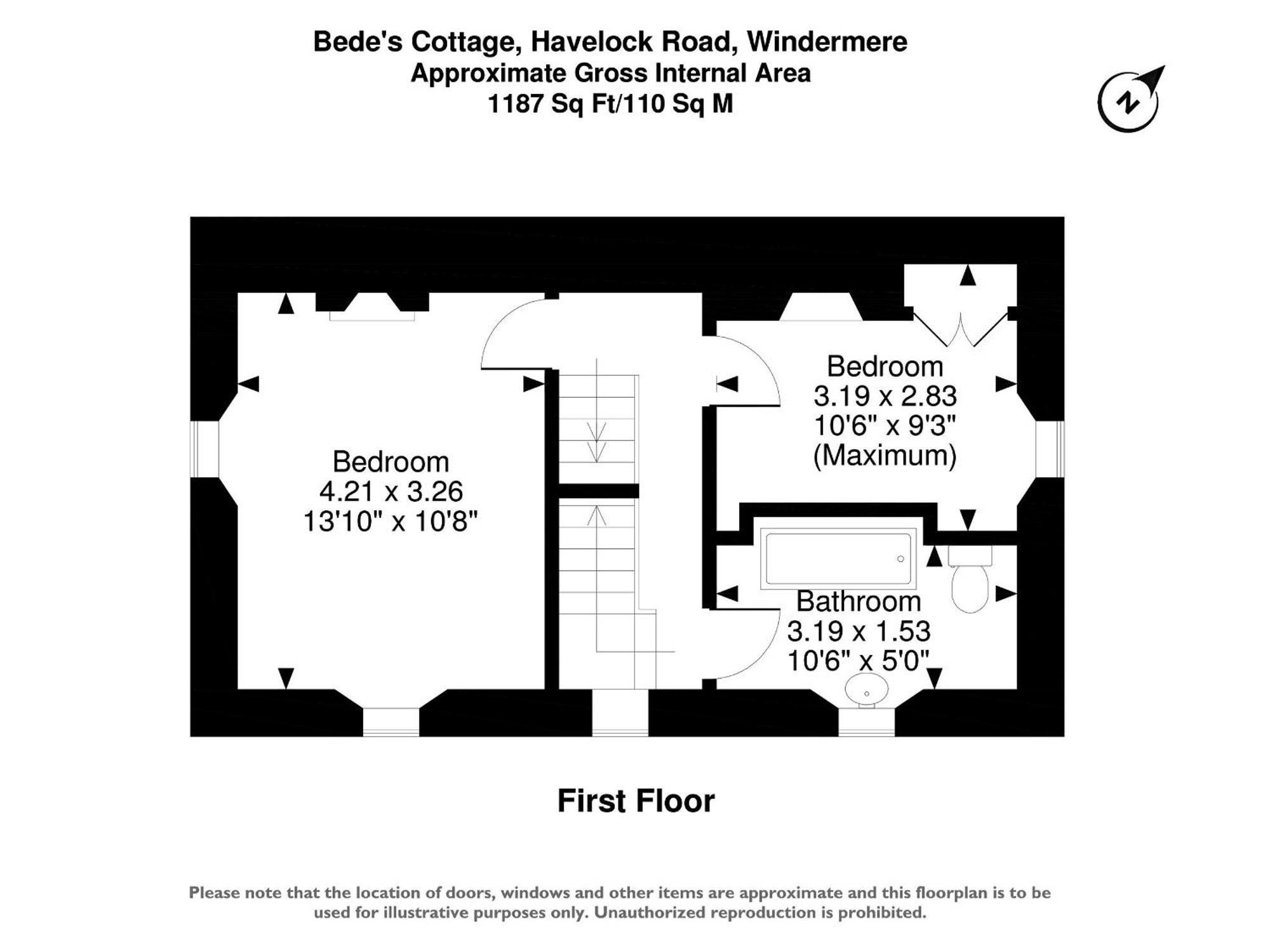 Bedes Cottage ウィンダミア エクステリア 写真